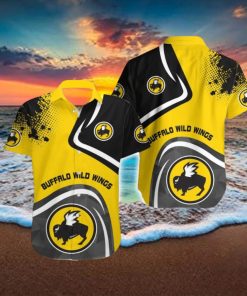 BUFFALO WILD WINGS Vibrant Brand Beach Hawaiian Shirt Men And Women Gift