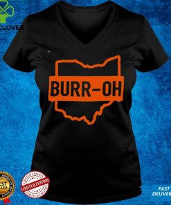 BURR OH Bengals Burrow Maps Ohio T Shirt