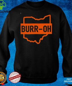 BURR OH Bengals Burrow Maps Ohio T Shirt 2 BURR OH Bengals Burrow Maps Ohio T Shirt
