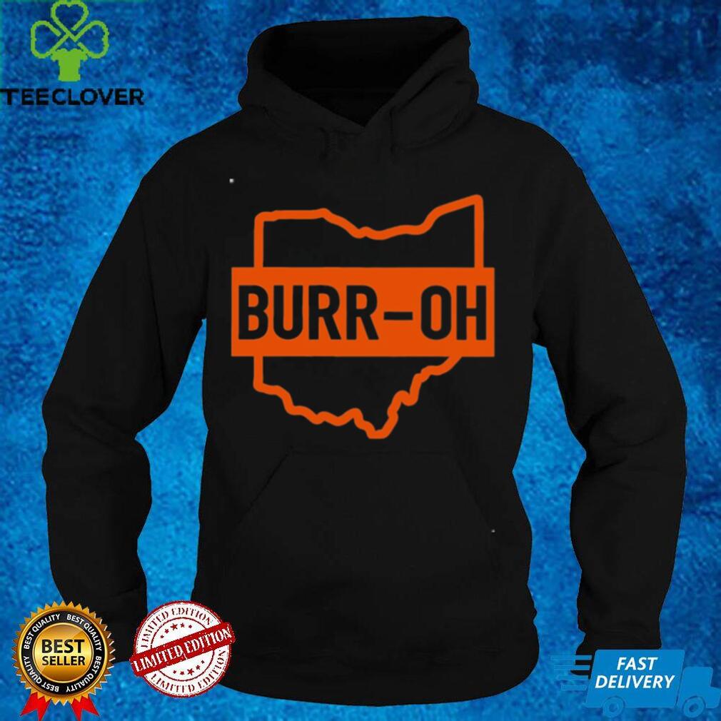 BURR OH Bengals Burrow Maps Ohio T Shirt BURR OH Bengals Burrow Maps Ohio T Shirt
