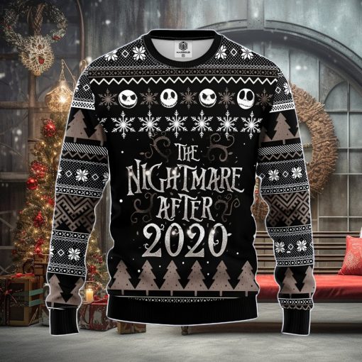 B&W Nightmare Before 2021 Ugly Christmas Sweater Amazing Gift Men And Women Christmas Gift