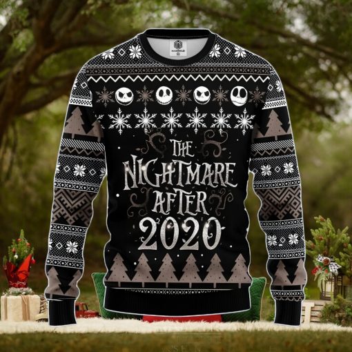 B&W Nightmare Before 2021 Ugly Christmas Sweater Amazing Gift Men And Women Christmas Gift