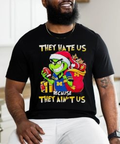 Michigan Wolverines Santa Grinch they hate us because they ain’t us hoodie, sweater, longsleeve, shirt v-neck, t-shirt