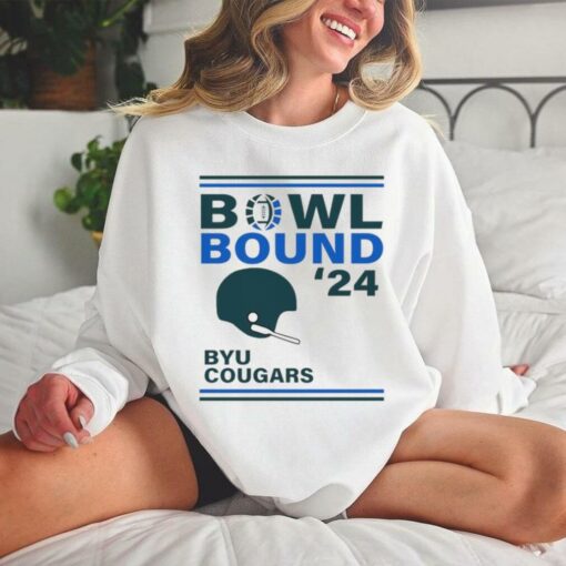 BYU Cougars 2024 Bowl Bound Helmet Shirt