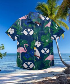 BYU Cougars Floral Hawaiian Shirt