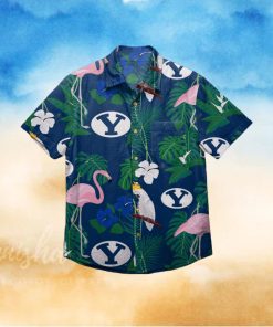 BYU Cougars Floral Hawaiian Shirt