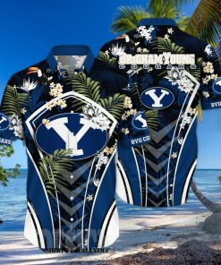 BYU Cougars NCAA Flower Full Printed 3D Hawaiian Shirt