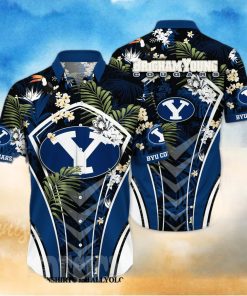 BYU Cougars NCAA Flower Full Printed 3D Hawaiian Shirt