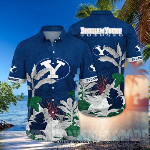 BYU Cougars NCAA Flower Full Printing 3D Hawaiian Shirt