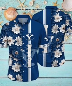 BYU Cougars NCAA3 Flower Hawaii Shirt For Fans