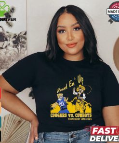 BYU Cougars vs. Wyoming Cowboys round em up shirt