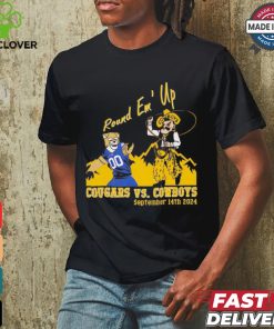 BYU Cougars vs. Wyoming Cowboys round em up shirt
