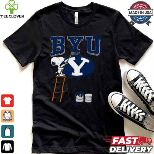 BYU Snoopy Painting Shirt