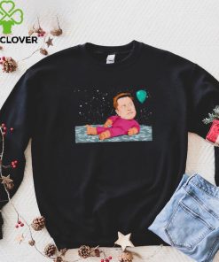 Baby Elon Musk in space with balloon hoodie, sweater, longsleeve, shirt v-neck, t-shirt