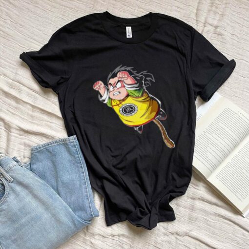 Baby Gohan Angry Flying Tshirt