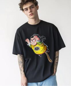 Baby Gohan Angry Flying Tshirt