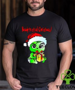 Baby Grinch Santa Ready To Steal Christmas Shirt