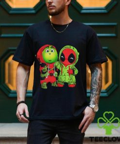 Baby Grinch and Deadpool Christmas shirt