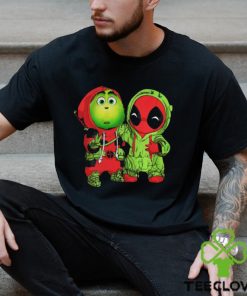 Baby Grinch and Deadpool Christmas hoodie, sweater, longsleeve, shirt v-neck, t-shirt