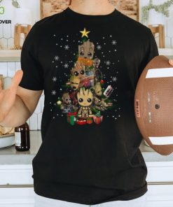 Baby Groot Guardians of the Galaxy Christmas Tree T Shirt