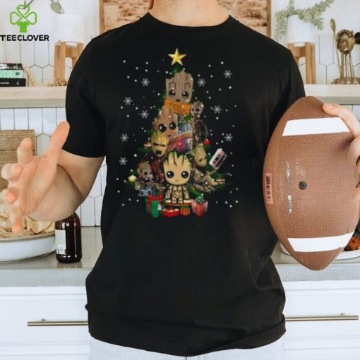 Baby Groot Guardians of the Galaxy Christmas Tree T Shirt