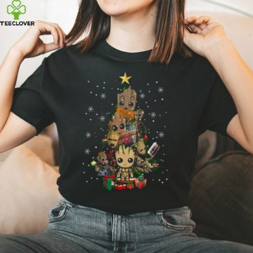 Baby Groot Guardians of the Galaxy Christmas Tree T Shirt