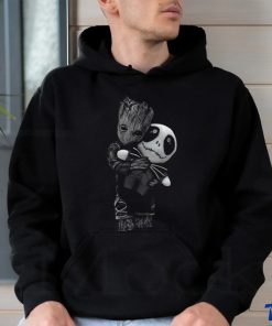 Baby Groot Hugs Jack Skellington Vintage T Shirt