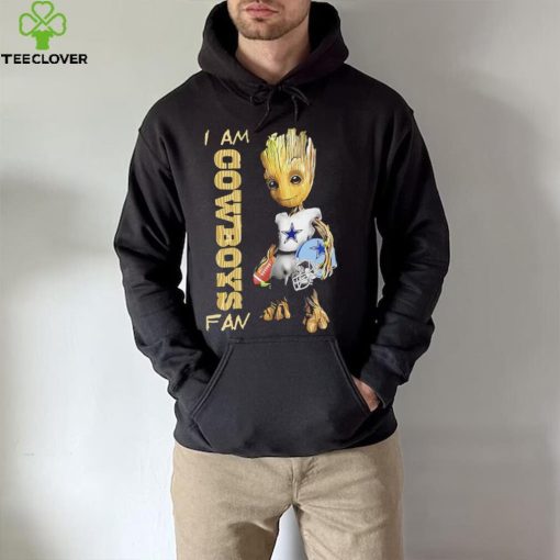 Baby Groot I am Dallas Cowboys fan football player 2024 hoodie, sweater, longsleeve, shirt v-neck, t-shirt