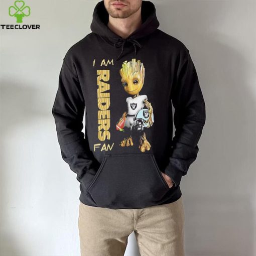 Baby Groot I am Las Vegas Raiders fan football player 2024 hoodie, sweater, longsleeve, shirt v-neck, t-shirt