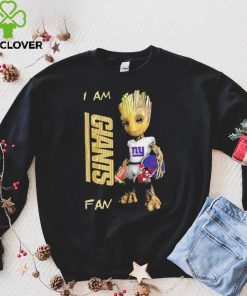 Baby Groot I am New York Giants fan football player 2024 shirt