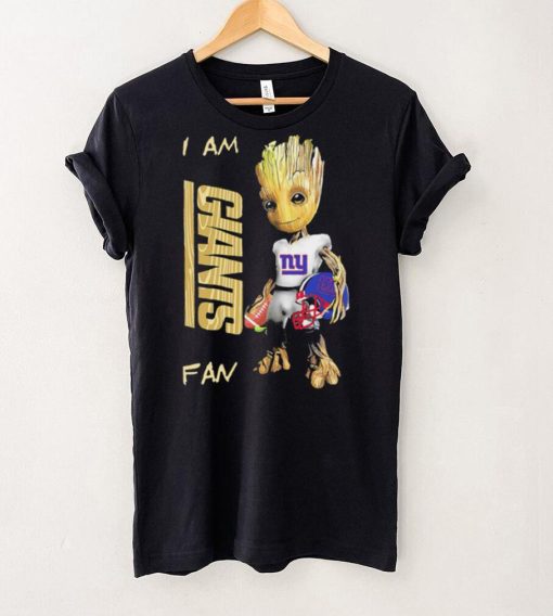 Baby Groot I am New York Giants fan football player 2024 hoodie, sweater, longsleeve, shirt v-neck, t-shirt