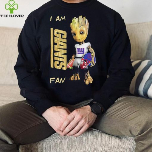 Baby Groot I am New York Giants fan football player 2024 hoodie, sweater, longsleeve, shirt v-neck, t-shirt