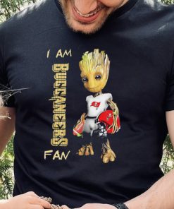 Baby Groot I am Tampa Bay Buccaneers fan football player 2024 hoodie, sweater, longsleeve, shirt v-neck, t-shirt