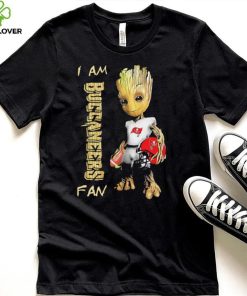 Baby Groot I am Tampa Bay Buccaneers fan football player 2024 hoodie, sweater, longsleeve, shirt v-neck, t-shirt