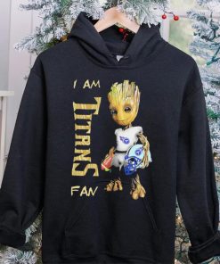 Baby Groot I am Tennessee Titans fan football player 2024 shirt