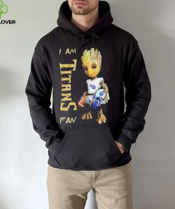 Baby Groot I am Tennessee Titans fan football player 2024 shirt