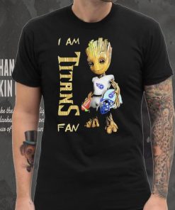 Baby Groot I am Tennessee Titans fan football player 2024 shirt