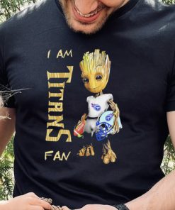 Baby Groot I am Tennessee Titans fan football player 2024 shirt