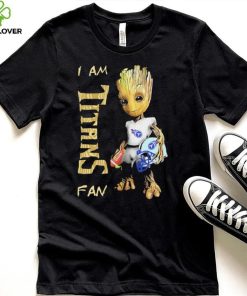 Baby Groot I am Tennessee Titans fan football player 2024 shirt