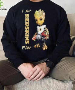 Baby Groot I am Washington Redskins fan football player 2024 hoodie, sweater, longsleeve, shirt v-neck, t-shirt