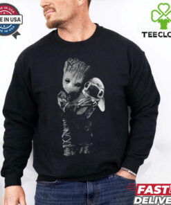 Baby Groot Loves Hugs Stitch T Shirt