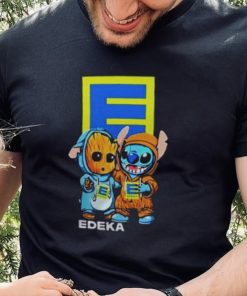 Baby Groot and Stitch Edeka shirt