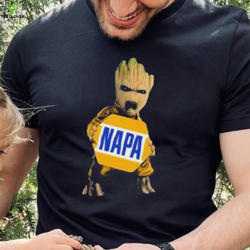 Baby Groot hug the logo Napa Shirt hoodie, sweater, longsleeve, shirt v-neck, t-shirt