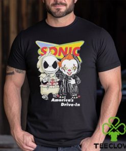 Baby Jack Skellington And Baby Pennywise Sonic America’s Drive In Shirt