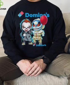 Baby Jack Skellington and Baby Pennywise Domino’s logo 2024 shirt