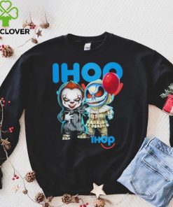 Baby Jack Skellington and Baby Pennywise Ihop logo 2024 shirt