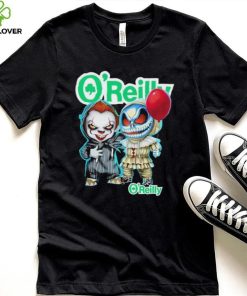 Baby Jack Skellington and Baby Pennywise O’Reilly logo 2024 hoodie, sweater, longsleeve, shirt v-neck, t-shirt