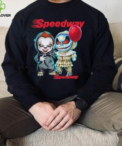 Baby Jack Skellington and Baby Pennywise Speedway logo 2024 hoodie, sweater, longsleeve, shirt v-neck, t-shirt