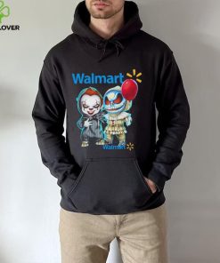 Baby Jack Skellington and Baby Pennywise Walmart logo 2024 shirt