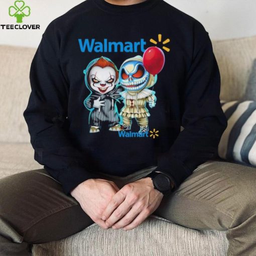 Baby Jack Skellington and Baby Pennywise Walmart logo 2024 hoodie, sweater, longsleeve, shirt v-neck, t-shirt